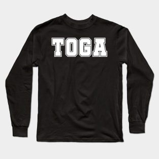 Toga Saratoga Springs Upstate New York Long Sleeve T-Shirt